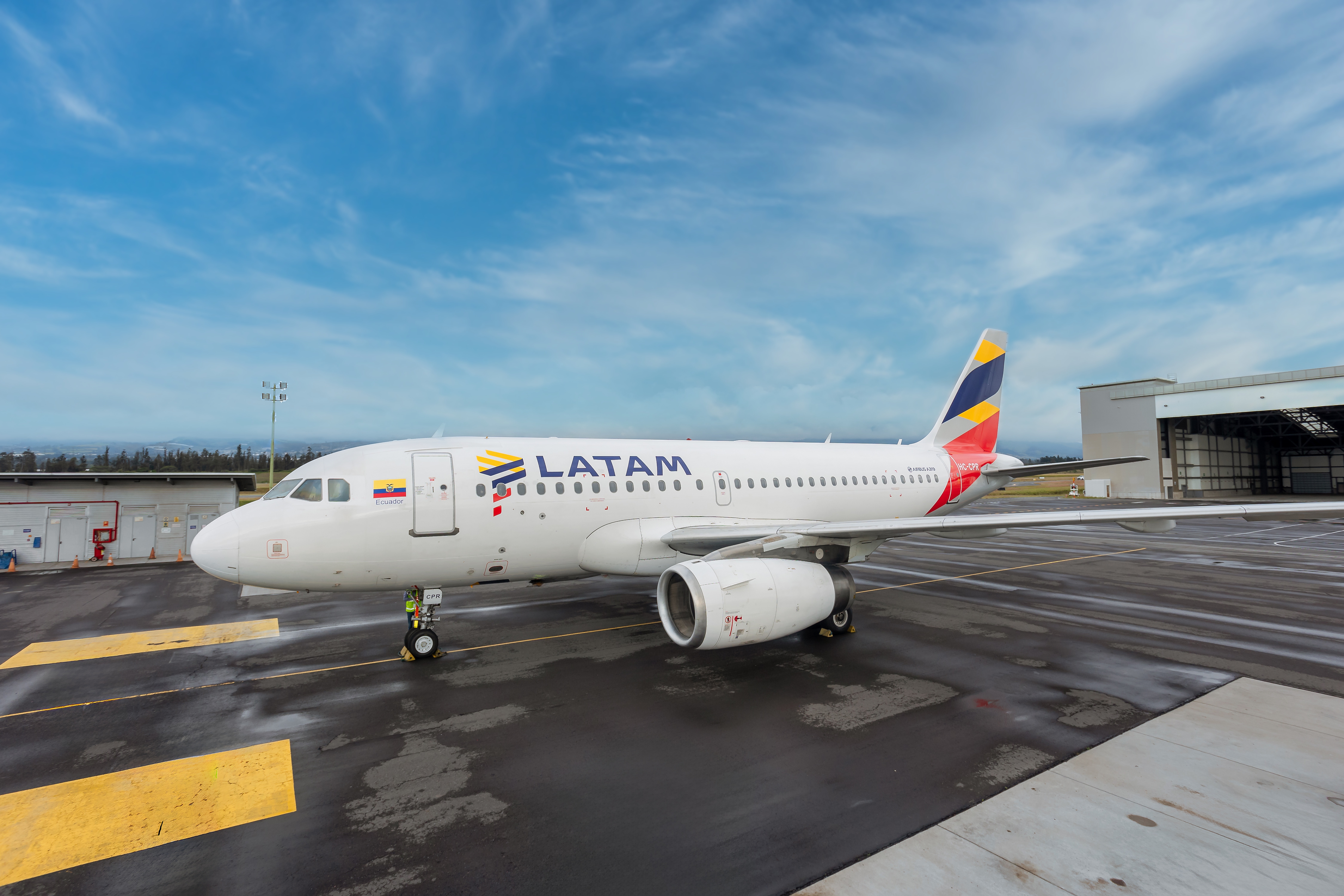 LATAM: Ecuador recibió el avión que llevará sus colores y que forma parte de la flota de aeronaves de LATAM Ecuador