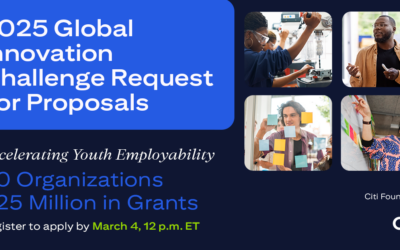 Fundación Citi Anuncia el Desafío de Innovación Global 2025 Enfocado en Acelerar la Empleabilidad de los Jóvenes