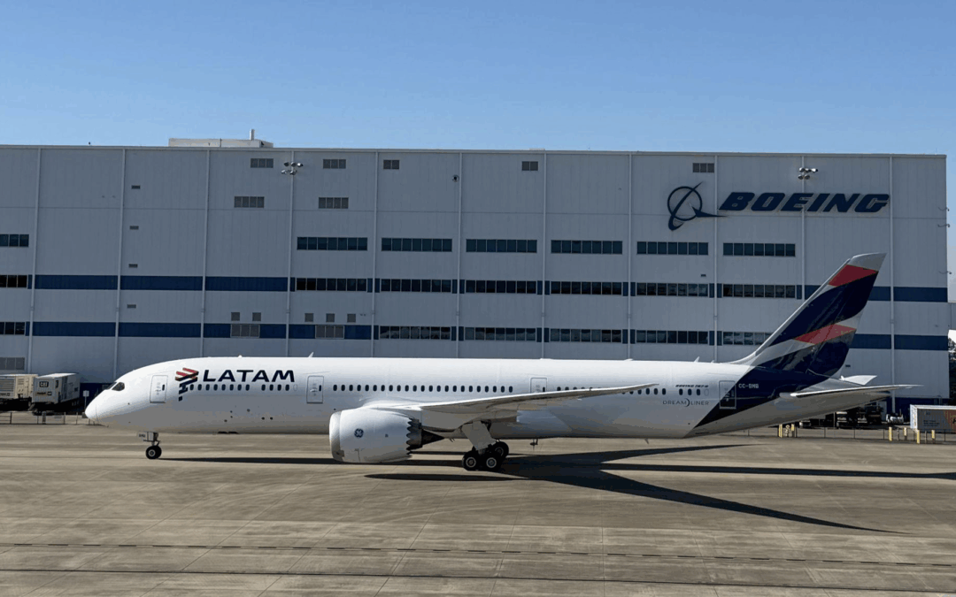 LATAM Recibió su Primer Boeing 787-9 con Motores GEnx y Acelera la Renovación de su Flota de Largo Alcance